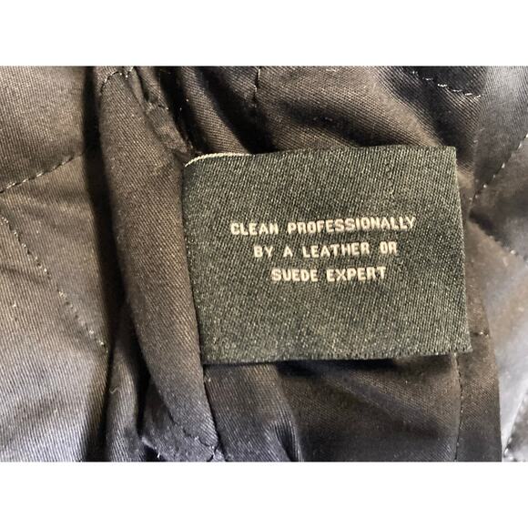 VTG Wilson Leather Mens Coat Jacket XL Thinsulate Quilted Lining Full Zip Heavy - Picture 9 of 13